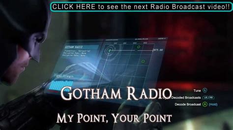 Batman arkham mystery radio